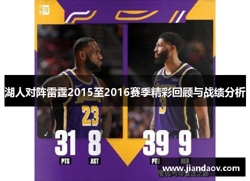 湖人对阵雷霆2015至2016赛季精彩回顾与战绩分析